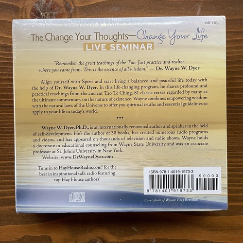The Change Your Thoughts - Change Your Life, Live Seminar - 6-CD set New Sealed! - Picture 3 of 3