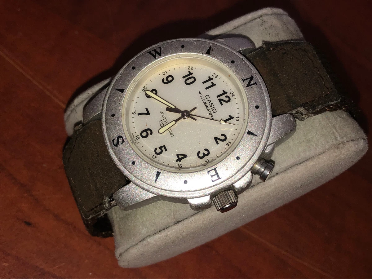 Analog watch with backlight hotsell