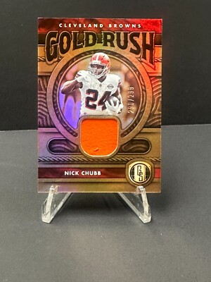 2022 Panini Gold Standard - Gold Rush Nick Chubb #GR-NCH /299 (MEM) Cleveland Br