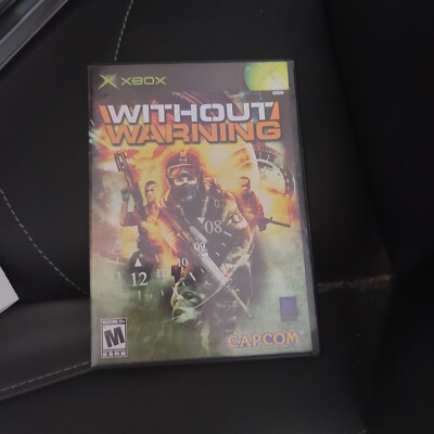 Without Warning (Microsoft Xbox, 2005) Capcom - CIB Complete W/Manual