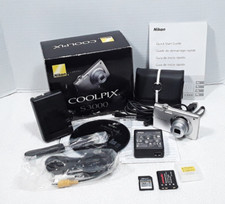 Nikon COOLPIX S3000 12.0MP Digital Camera - Silver - w/ Battery BLURRY PHOTOS 