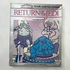 1983 Craft Master Paint By Number Star Wars Return Of The Jedi
