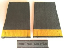 KLETT Dienstgradabzeichen Marine Leutnant gold/oliv Bw Aufschiebeschlaufen Navy