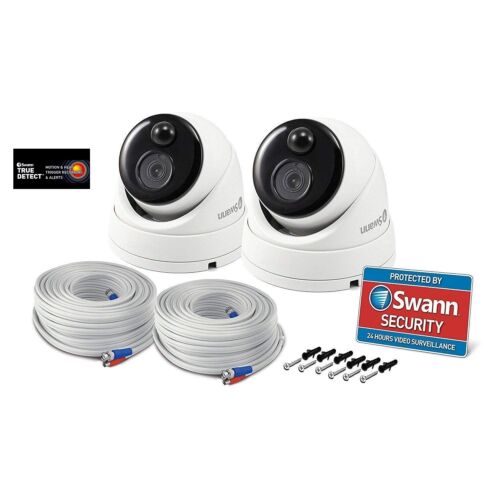Swann CCTV Dome Camera PIR PRO-1080MSD Heat Thermal Sensing 1080p Super HD x2 - Picture 1 of 7