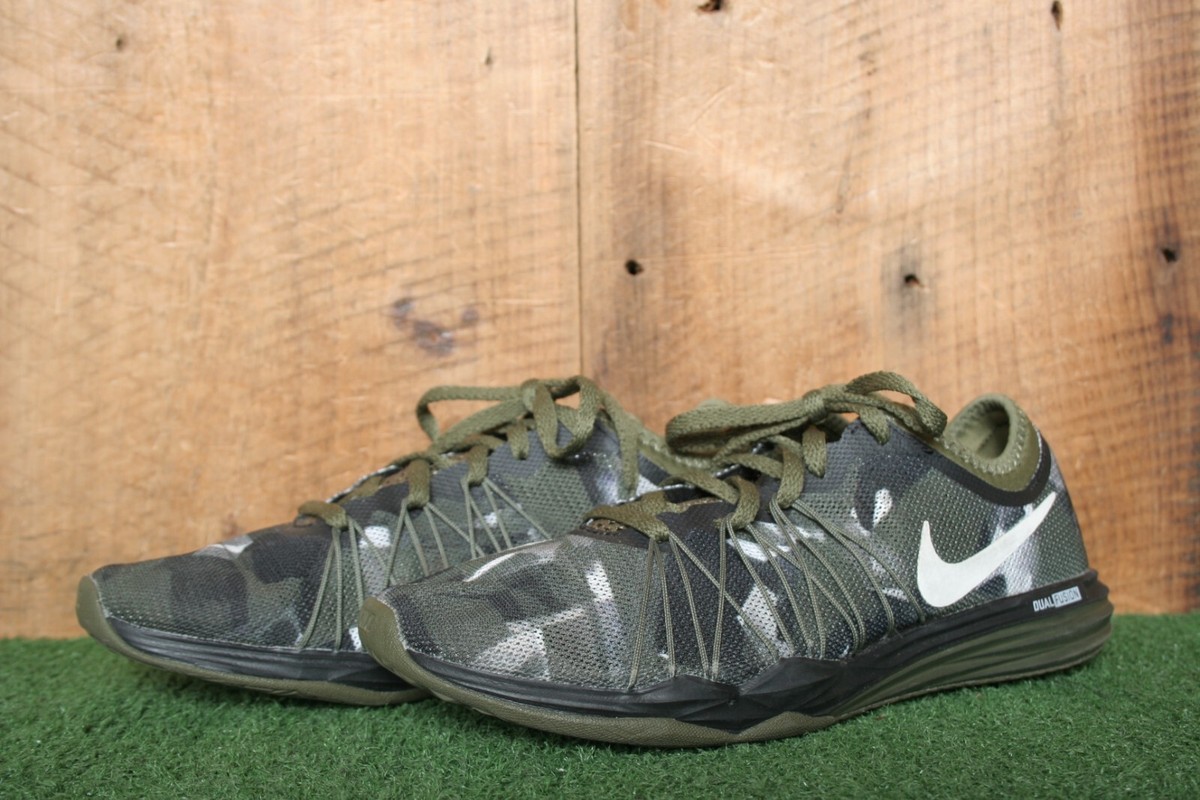 Nike Camo Trainers Womens NIKE 'Dual Fusion Hit' Green Camo