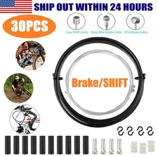 Bicycle Shift Derailleur Cable and Brake Cable Kit Universal Mountain Bike USA