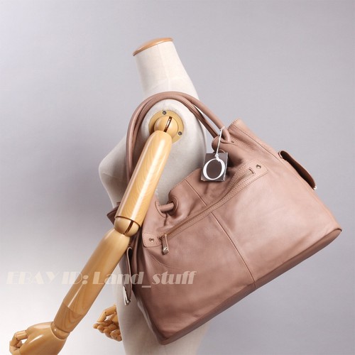 Oroton Slouch Large Baux-Gather Tote Mink Leather Bucket bag Purse NWT AUD$798 - Bild 10 von 13