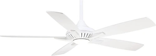 Dyno 52" White Ceiling Fan - F1000-WH for Stylish Air Circulation - Picture 1 of 9