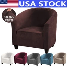Club Chair Cover Bar Living Room Tub Barrel Stretch Armchair Cover Slipcover US