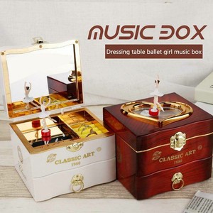 Retro Music Box Rotating Ballerina Dancing Girl Jewelry Storage Box Kids Gift Ebay