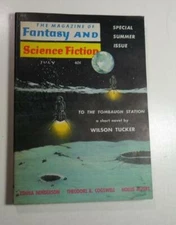 FANTASY AND SCIENCE FICTION JULY 1960 WILSON TUCKER GORDON R DICKSON