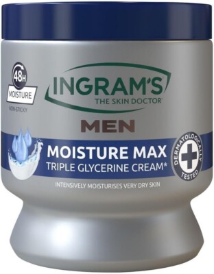 Kampfer (Ingram's) Moisture Max Triple Glycerin Creme (Herren) 450g