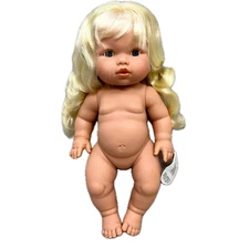 Life Like Baby Girl Doll Lloren's Mini Colettos "Sage" Naked New Spain Made 12.5