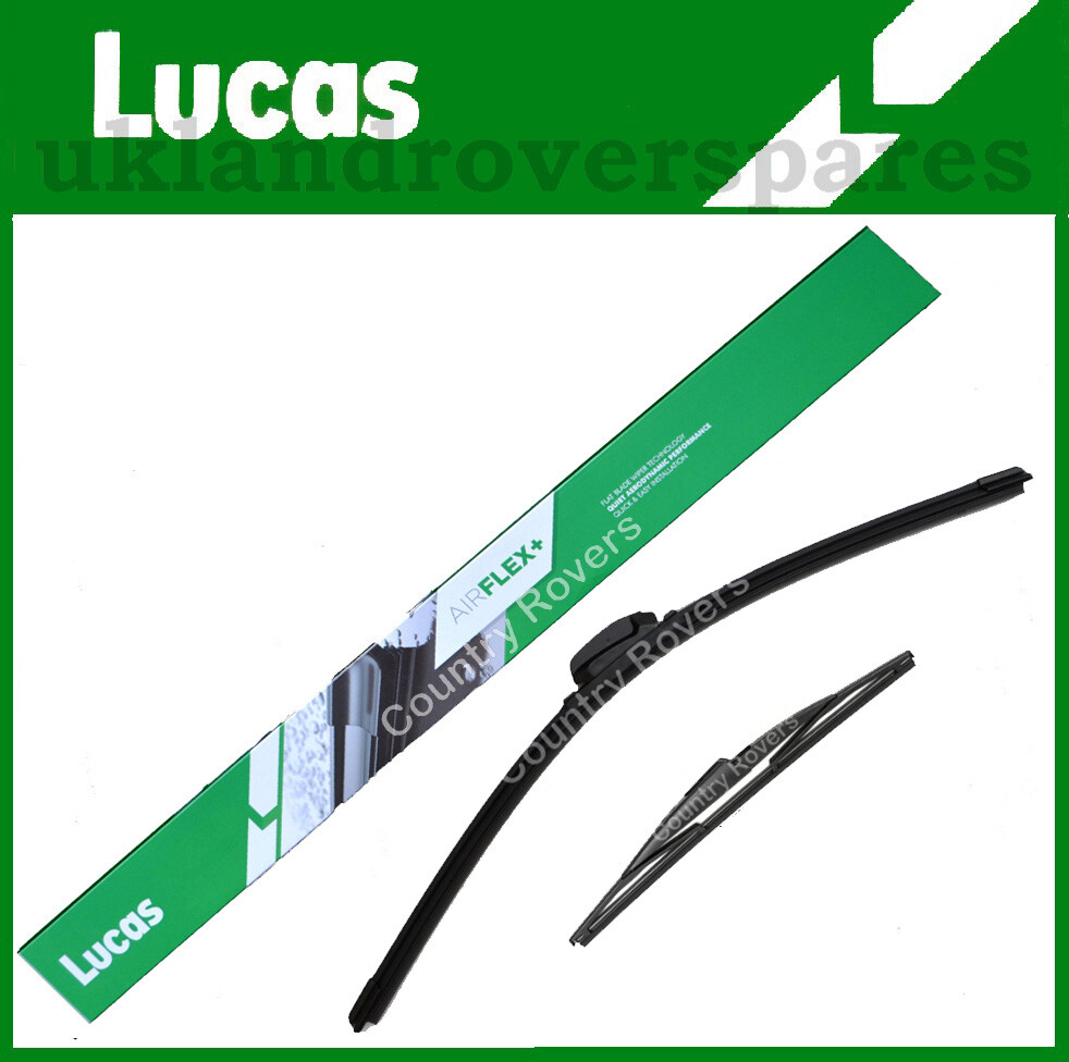 TOYOTA YARIS WIPER BLADES LUCAS FRONT 28" & REPLACEMENT REAR 12" 2011