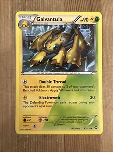 Pokémon TCG Galvantula Steam Siege 42/114 Regular Rare NM