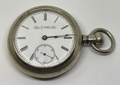 ELGIN POCKET WATCH 1895 18s Jewels Needs a Service - Main Image
