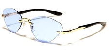 Giselle Rimless Tri-Oval Women's Sunglasses GSL28131  NEW  FREE Shipping 