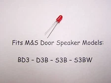 Red LED light for M&S Door Intercom w/Button D3B, S3B, BD3, S3BW 