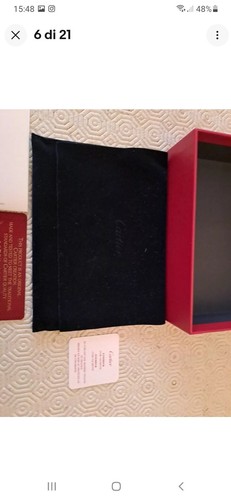Cartier Scatola Portafoglio Con Pochette E Garanzia In Bianco N. 3 - Foto 6 di 16