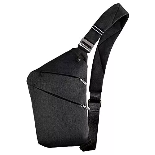 Sling Bag Anti theft Crossbody Shoulder For Men And Women Black