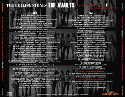 THE ROLLING STONES / THE VAULTS 1 : RARE AND UNRELEASED TRACKS