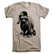 Raccoon T-Shirt, Funny Animal Shirt, Camping Tee, Men, Womens, Kids Tshirt Gifts