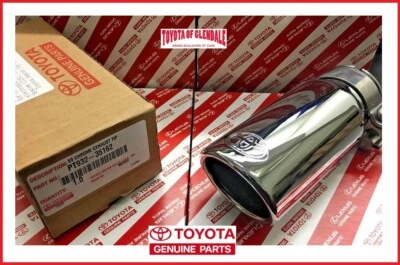 2005-2023 TOYOTA TACOMA CHROME EXHAUST TIP GENUINE OEM (FAST SHIP) PT932-35162 - Bild 1 von 4