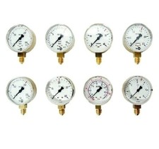 Manometer f&uuml;r Druckminderer Argon/Mischgas, Sauerstoff , Acetylen  Inhalt/Druck