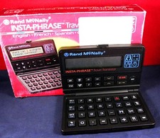 Vintage Rand McNally Insta-Phrase Language Travel Translator TT-500