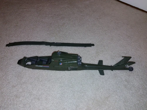 Vintage 1983 Hasbro GI Joe Cobra Dragonfly XH-1 Helicopter Chopper