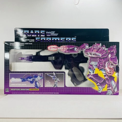Transformers G1 Shockwave Shockblast Decepticon Transforming Figure Toy