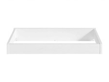 New White Oxford Baby Changing Topper  Universal for 3-Drawer Dresser