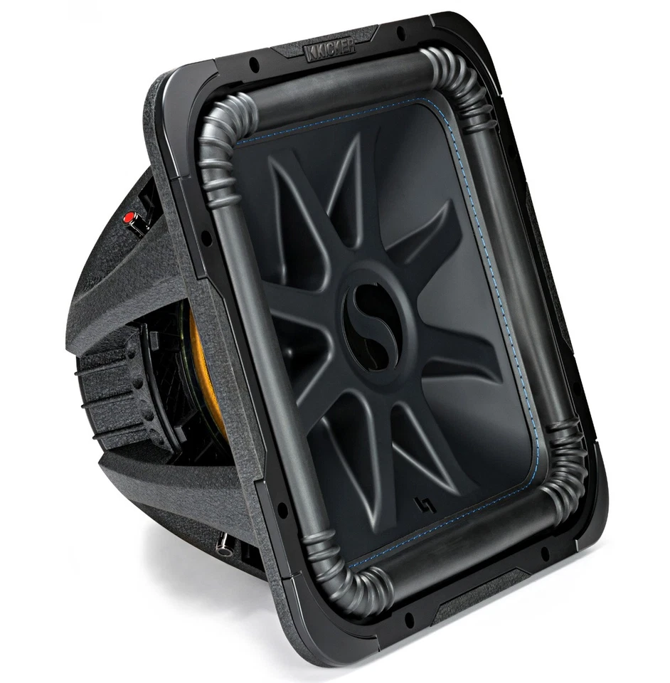 Kicker 44L7S154 Square L7 Solo-Baric 15" Subwoofer 2000 Watts Peak Dual 4 Ohm - Image 3 of 4