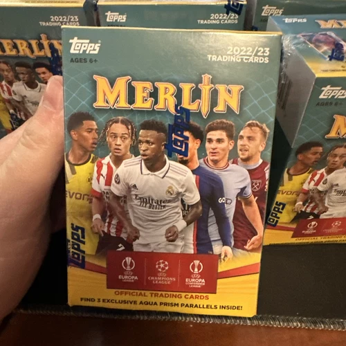 2022-23 Topps MERLIN CHROME UEFA Soccer - Sealed Blaster Box - Quantity