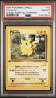 PSA 8 PIKACHU 1ST EDITION 1999 JUNGLE W/STAMP DUELIST PROMO #60 VINTAGE POKEMON