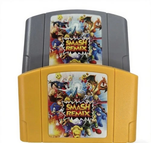 Smash Remix V 2.0 Video Game USA Version for Nintendo 64 Console