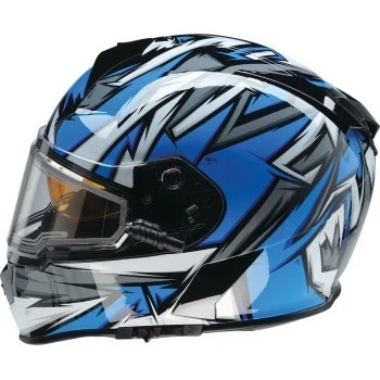 Z1R Warrant Snow Full Face Helmet - Neuron Blue/White - Adult Size Large - Image 2 of 4
