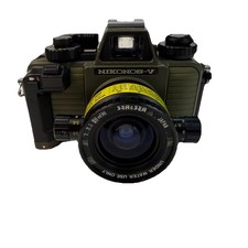 Nikon Nikonos V Underwater Olive Green Camera 35mm 2 lens  acces. Japan