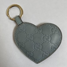 GUCCI GG Heart Keychain Bag Charm