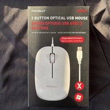 New 3 Button Optical USB Wired Mouse for Mac ...