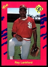 Ray Lankford 1990 Classic Update #T29 Cardinals MLB READ FREE SHIP AutographDen