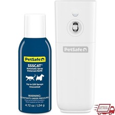 Automatic Spray Pet Deterrent Motion Sensor Training Device Refillable Trainer