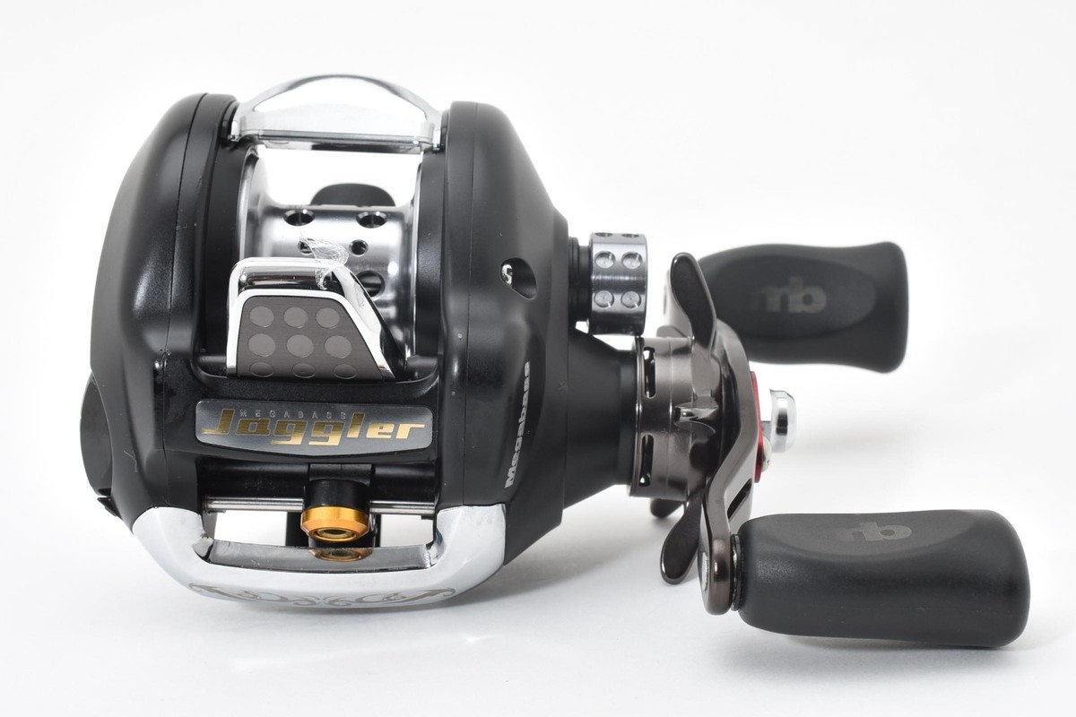 Megabass Jaggler 10L Left Hand Baitcasting Reel Near Mint JAPAN