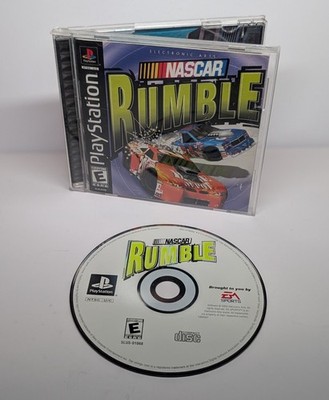 * Tested + Working * Nascar Rumble Sony Playstation 1 *CIB w/ Registration Card*