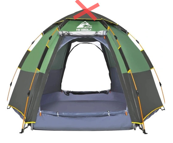 HEWOLF Tienda de campaña para 3-4 personas Impermeable Protección UV Pop Up