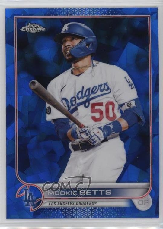 2022 Topps Chrome Sapphire Edition Mookie Betts #50 0q5