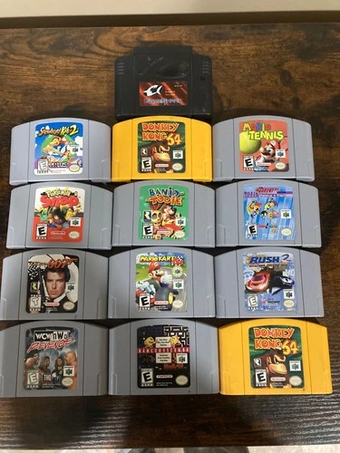 N64 Nintendo 64 Games Mario Snowboard Kids Donkey Kong Banjo Tooie Rush 2
