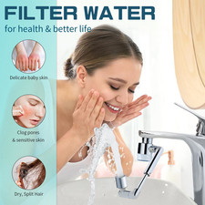 1440 Swivel Faucet Extender Aerator 2 Spray Modes Water Saving Kitchen Sink Tap