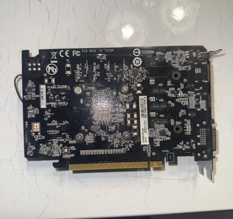 GIGABYTE NVIDIA GeForce GTX1050 640SP 2GB GDDR5 Graphics Video Card DP DVI HDMI - Image 2 of 3