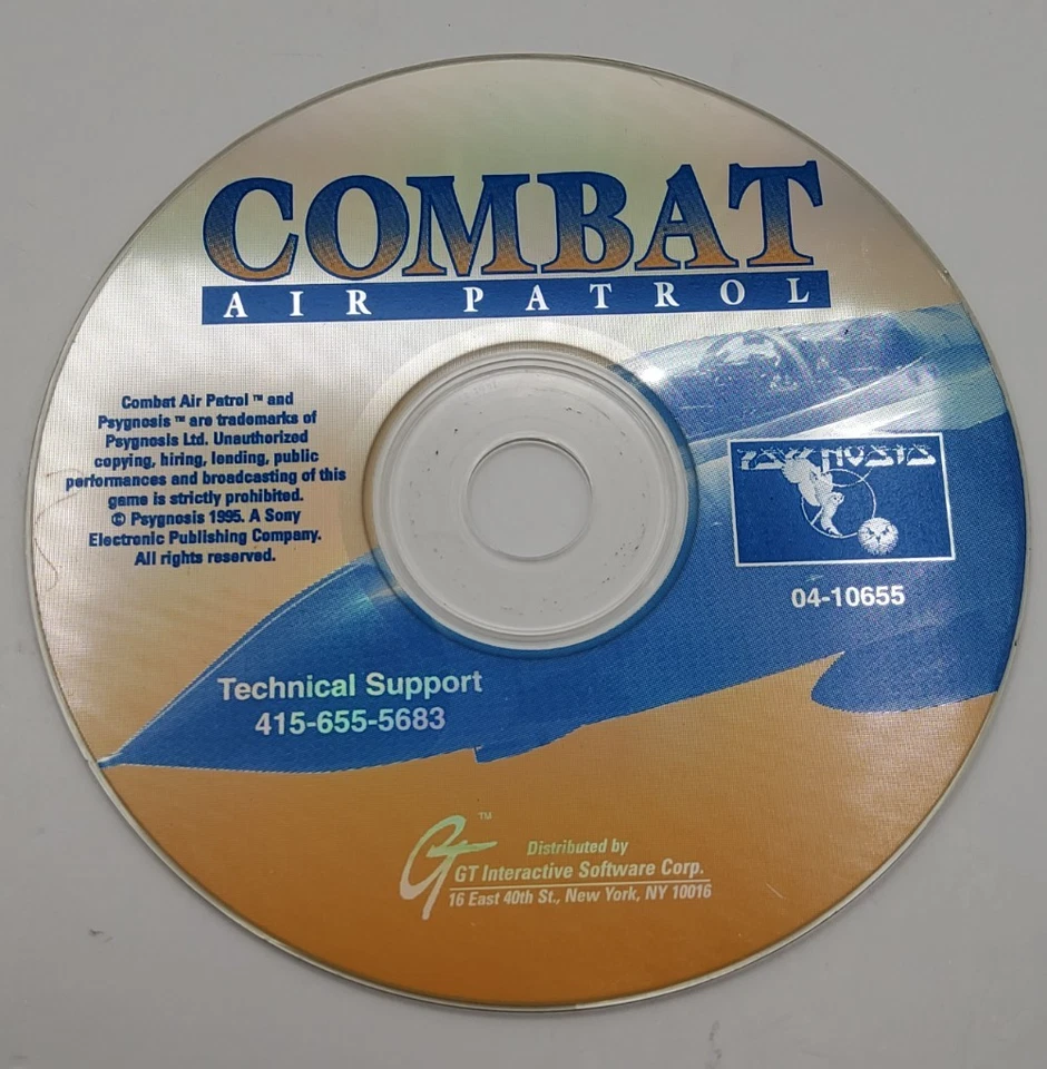 Combat Air Patrol PC CD-ROM 1995 Flight Simulator by Psygnosis GT Interactive - Image 4 of 4